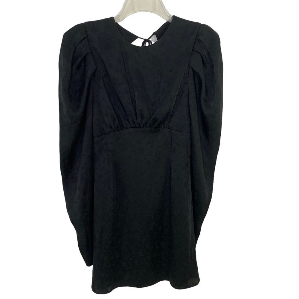 Andamane Dress Hope Mini Black Jacquard Print 2 - Picture 4 of 12